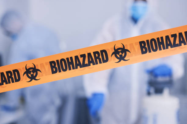 Professional Biohazard Cleanup technician working in Santa Clara, OR